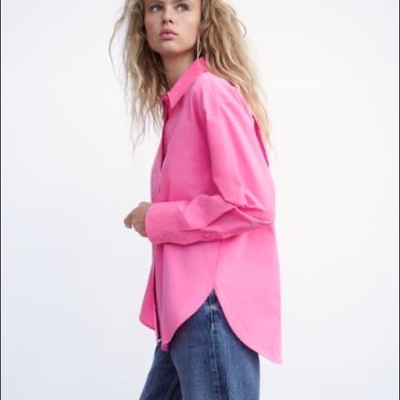 Zara | Tops | Zara Poplin Shirt | Poshmark